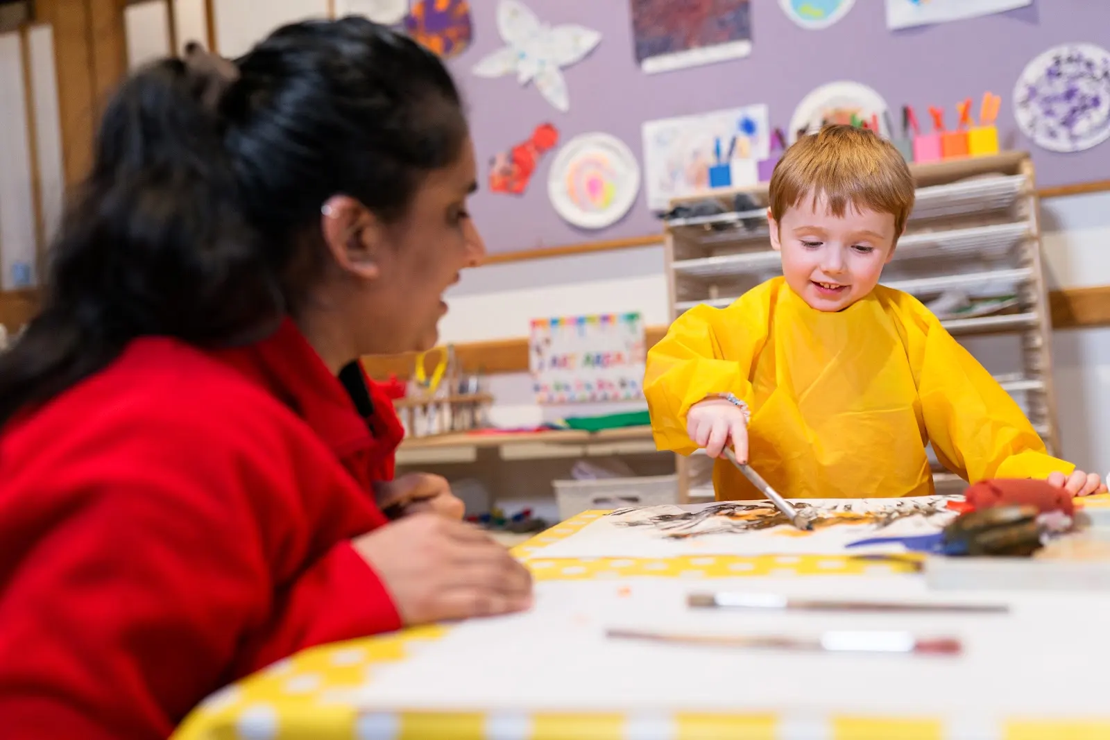 Children at Mini Miracles Montessori, St Paul’s